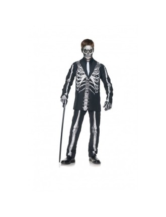 Value Edition Costume de squelette Bone Daddy pour enfant