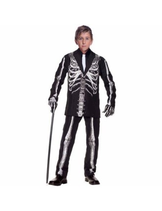 Value Edition Costume de squelette Bone Daddy pour enfant