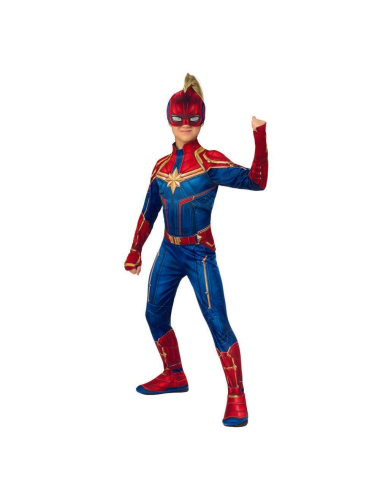 Value Edition Costume de héros Captain Marvel pour enfants