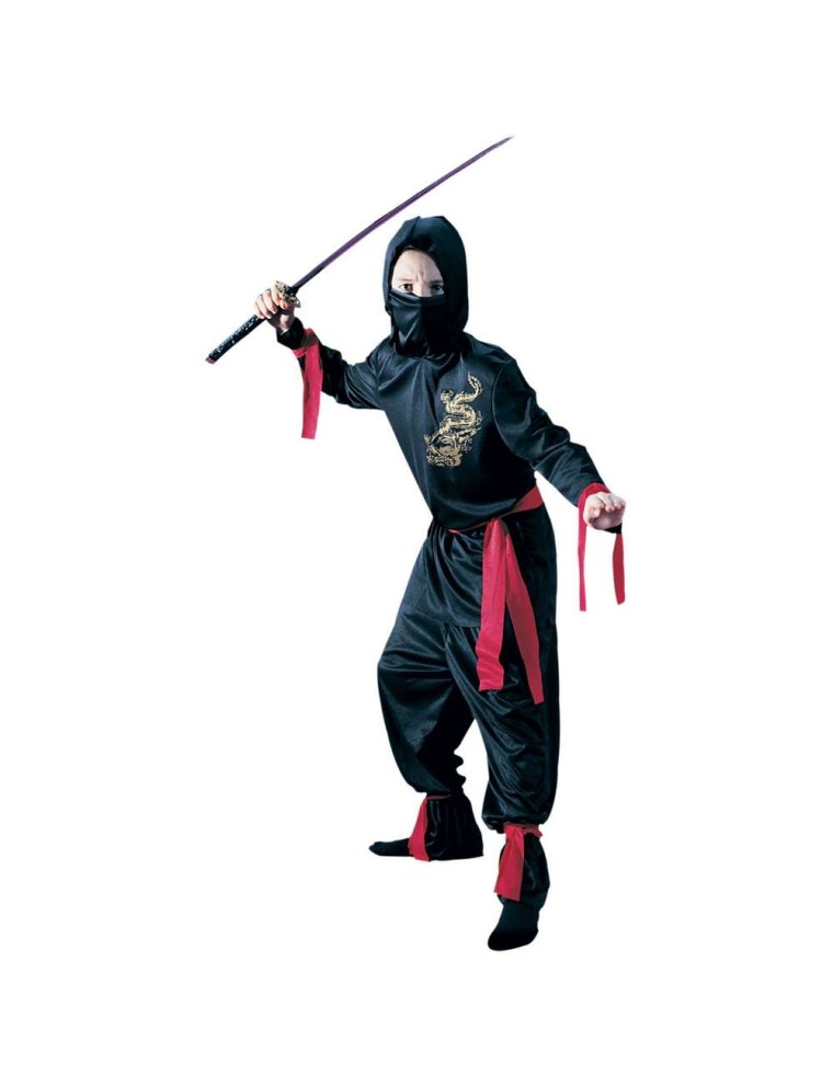 Value Edition Costume de ninja noir pour enfant