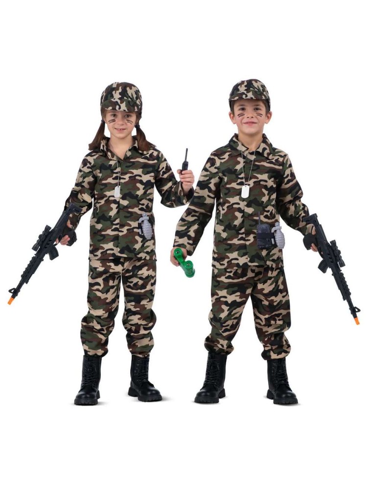 Value Edition Costume Enfant Soldat camouflage