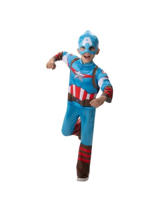 Value Edition Captain America Costume enfant 3T-4T - Avengers