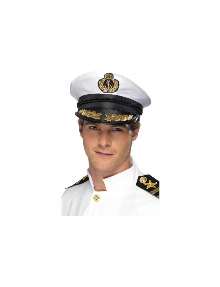 Value Edition Chapeau Capitaine avec Détail Doré