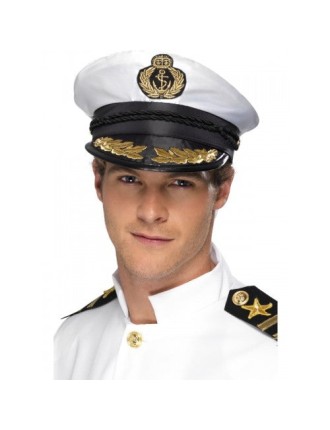 Value Edition Chapeau Capitaine avec Détail Doré