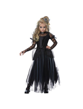 Value Edition Costume d'Enfant Princesse Sombre