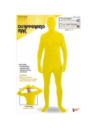 Value Edition Costume de combinaison d'homme qui disparaît