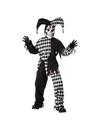 Value Edition Costume d'enfant de Jester maléfique