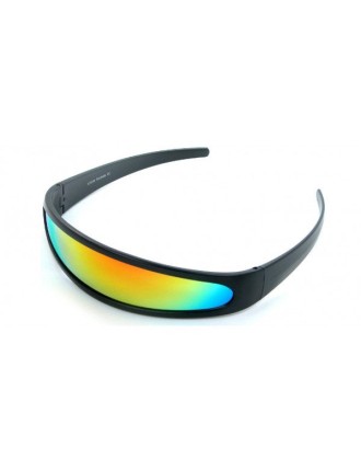 Value Edition Lunettes de soleil futuristes avec visière enveloppante