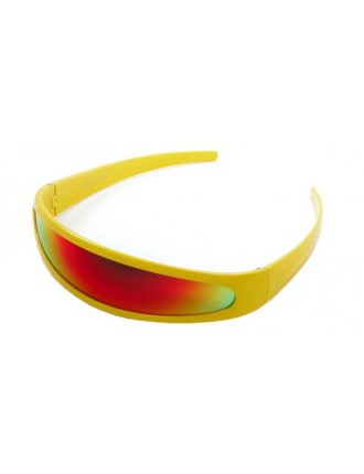 Value Edition Lunettes de soleil futuristes avec visière enveloppante