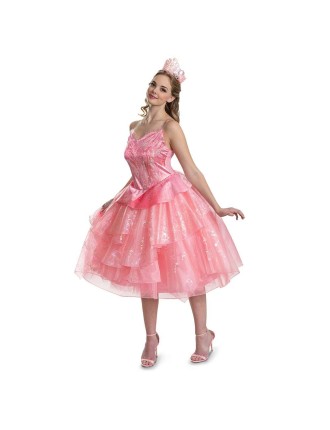 Value Edition Costume Glinda Deluxe Adulte - Robe Wicked la Bonne Sorcière