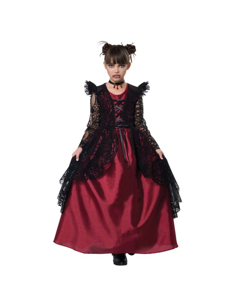 Value Edition Costume d'enfant vampire en dentelle gothique