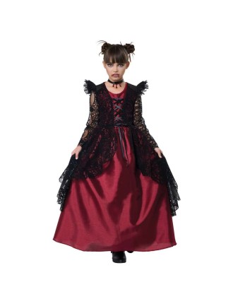 Value Edition Costume d'enfant vampire en dentelle gothique