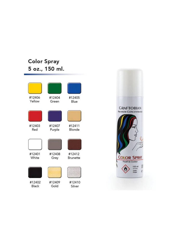 Value Edition GRAFTOBIAN Spray Colorant pour Cheveux 150ml