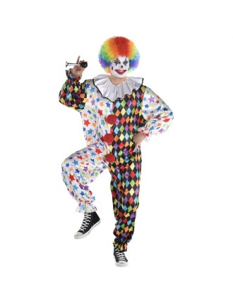 Value Edition Costume de clown amical du cirque - Standard