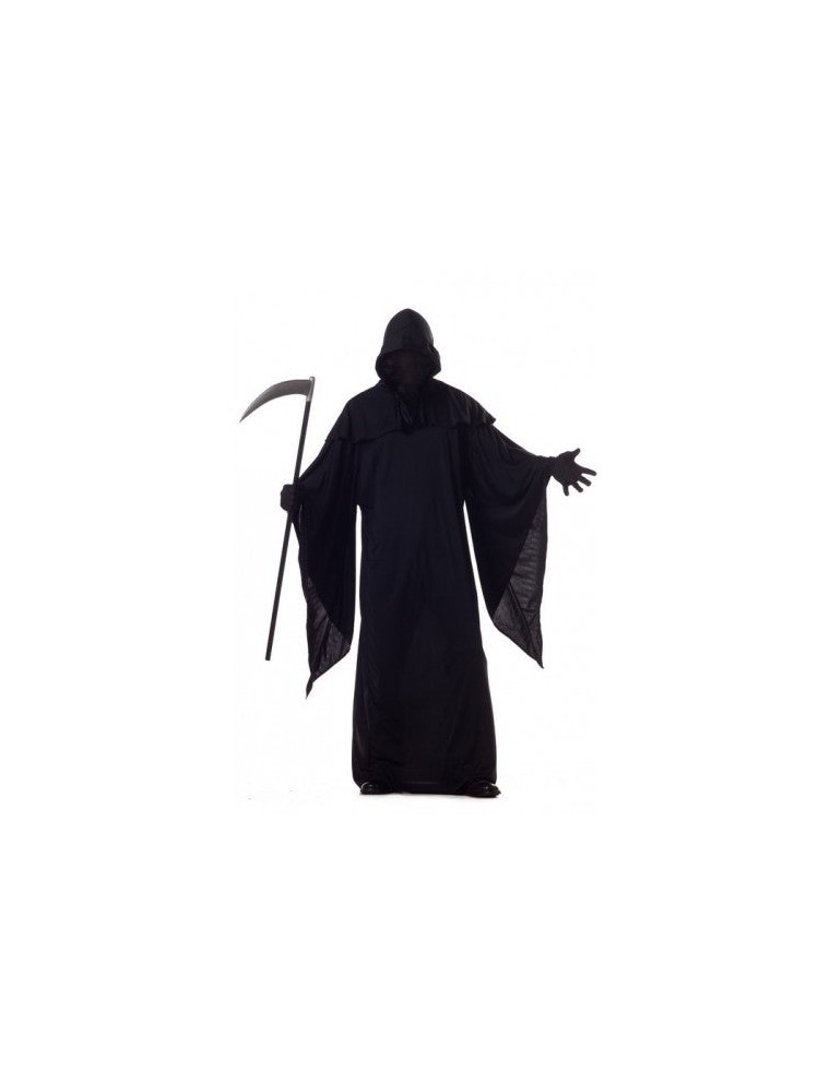 Value Edition Robe HORREUR Noire Adulte- costume faucheuse