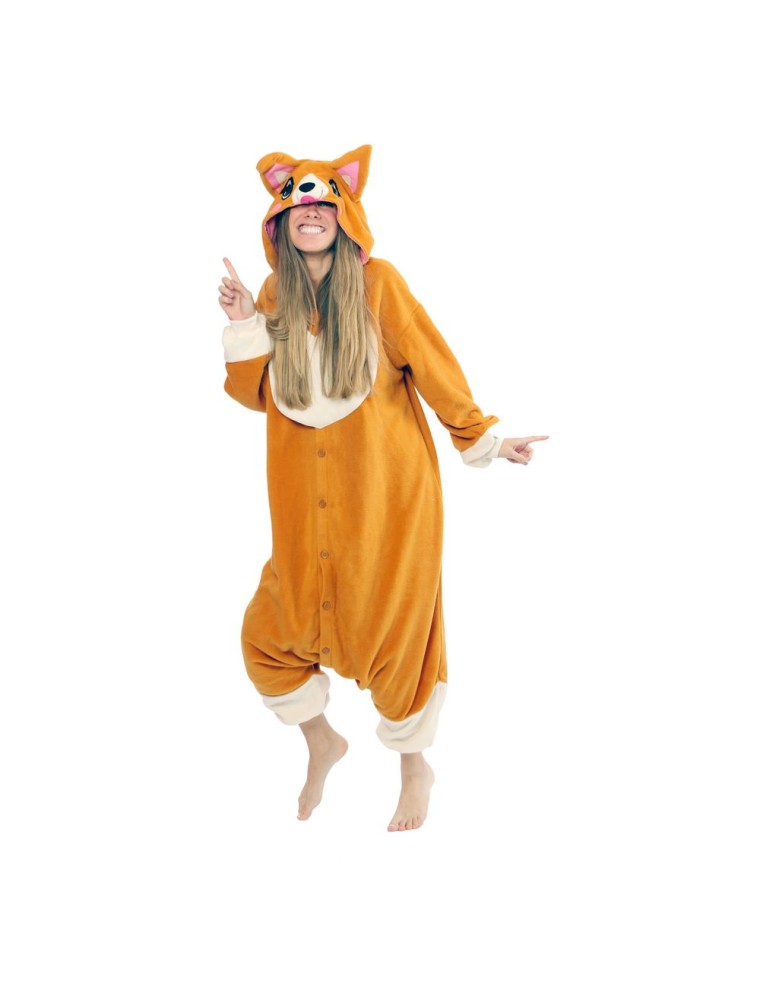 Value Edition Kigurumi de chien Corgi - Costume onesie adulte