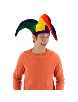 Value Edition Chapeau de bouffon multicolore