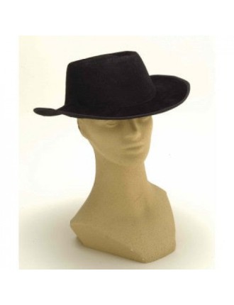 Value Edition Chapeau de cowboy en feutre - Enfant Noir