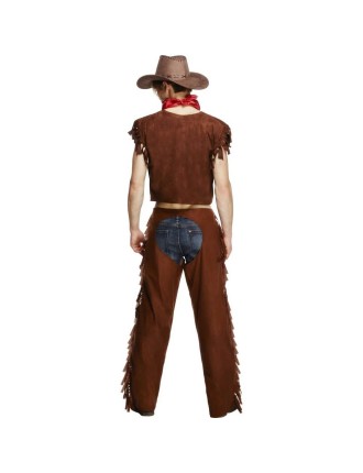 Value Edition Gilet de COWBOY, Chaps et Écharpe - M