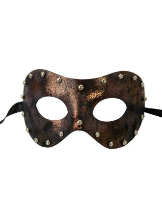 Value Edition Masque en cuir avec des clous ronds