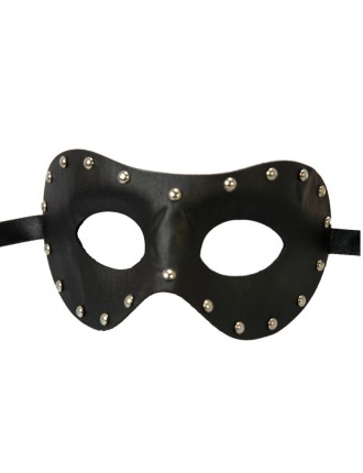 Value Edition Masque en cuir avec des clous ronds