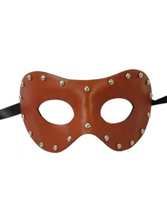 Value Edition Masque en cuir avec des clous ronds