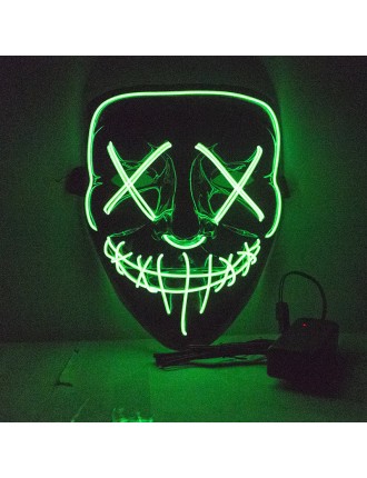 Value Edition Masque noir LED d'Halloween - Purge