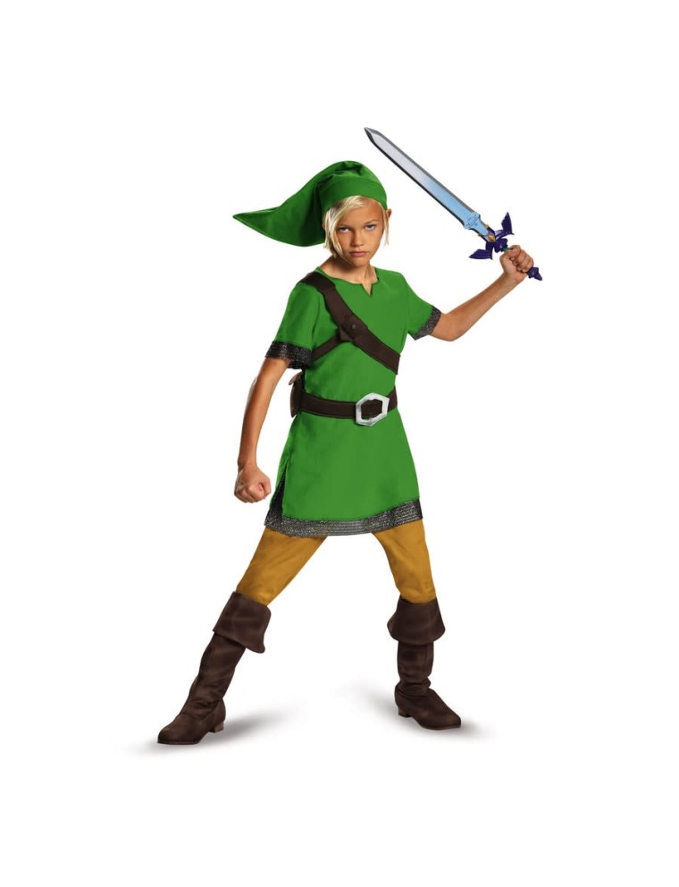 Value Edition Costume classique de Link pour enfants - Zelda