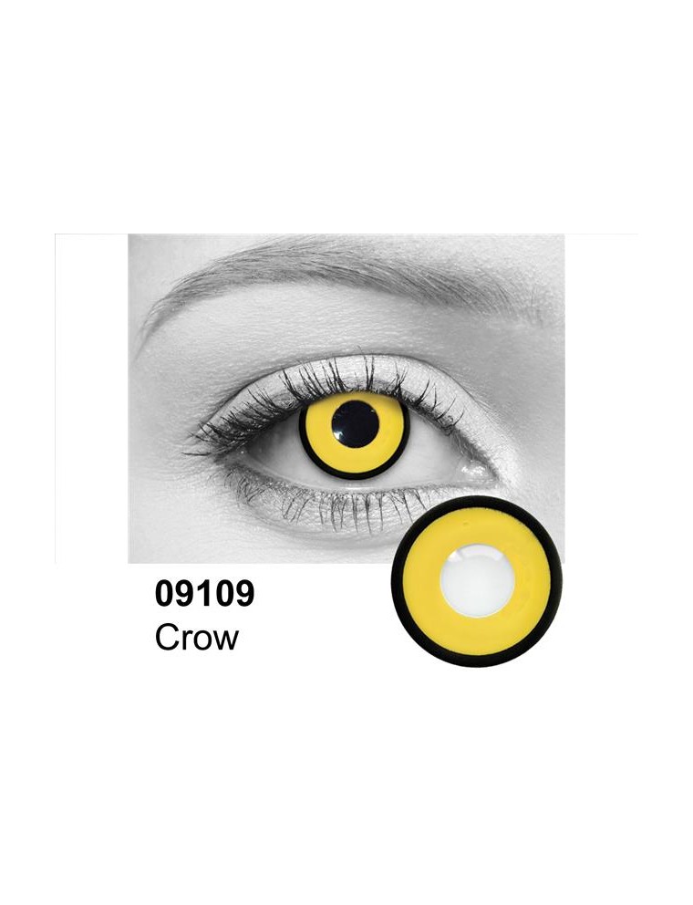 Value Edition Lentilles Contact Corbeau Jaune 09-109