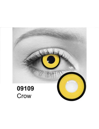 Value Edition Lentilles Contact Corbeau Jaune 09-109